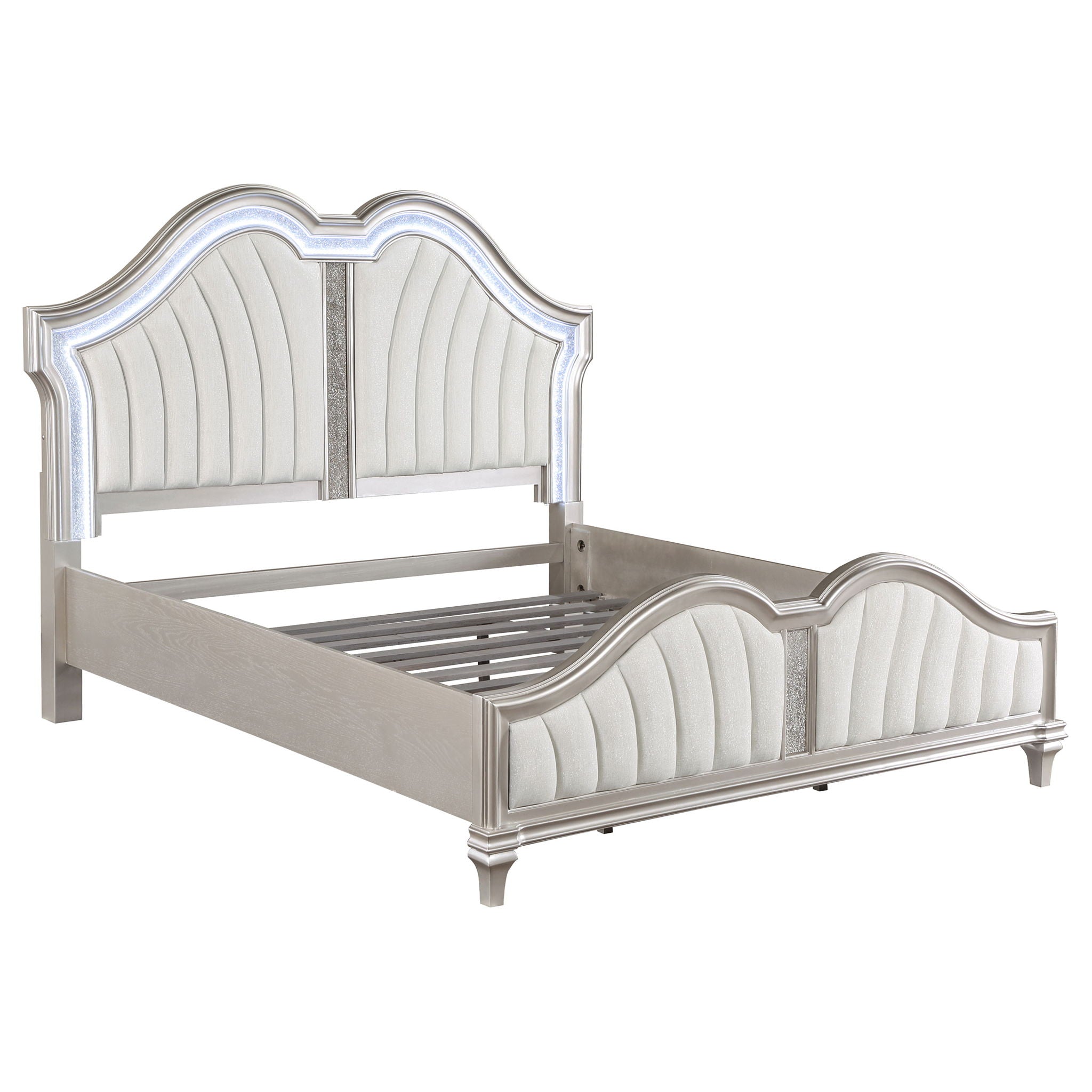 Katerina - Platform Bed With LED Light