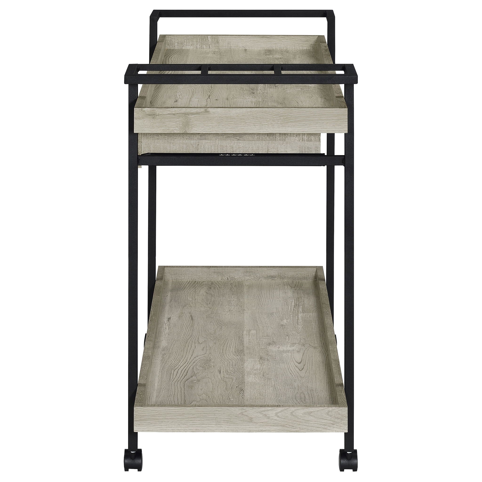 Begonia - 1 Drawer Cart - Driftwood