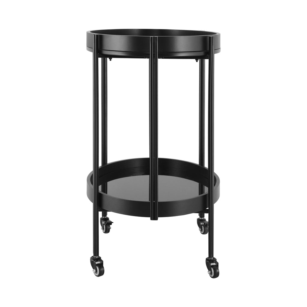Oval Kitchen Island & Bar Cart