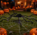 Light-Up Oversized Spider Halloween Yard Decor