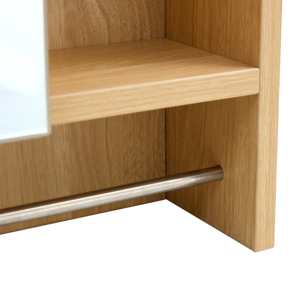 Bathroom Mirror Medicine Cabinet Wall Mounted With Shelves