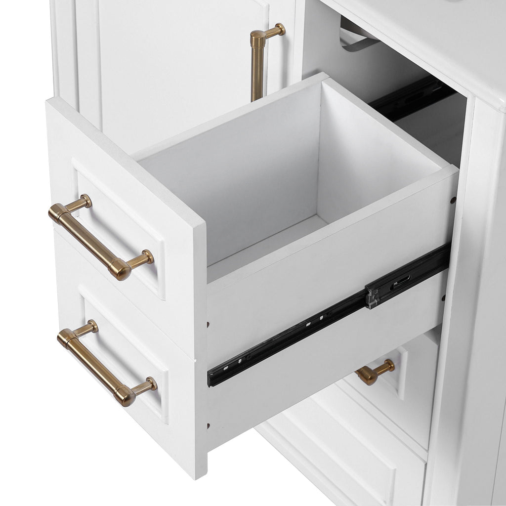 Traditional Bathroom Vanity Set With Soft Close Doors