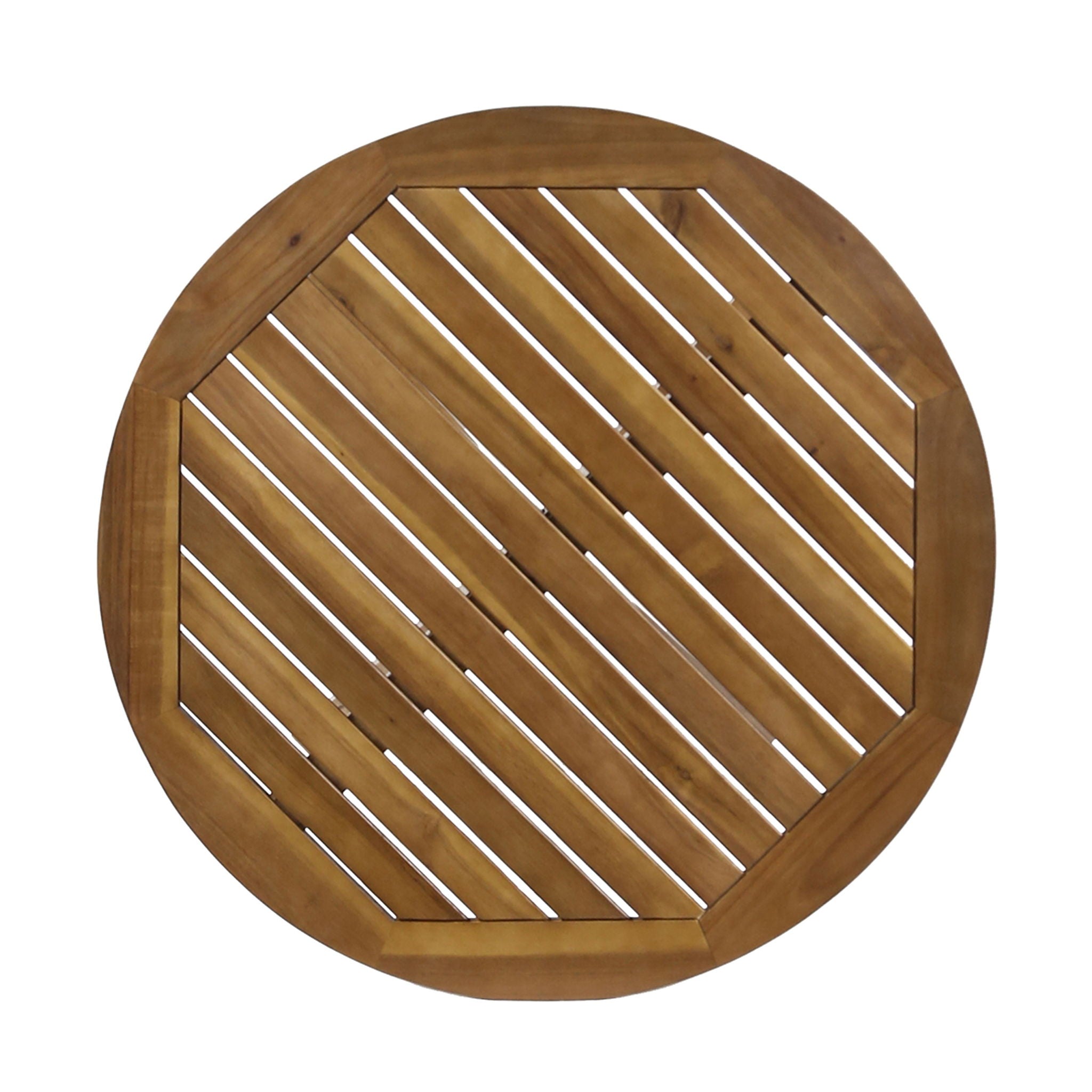 Stamford Outdoor Bistro Table Acacia Wood X-Base Teak