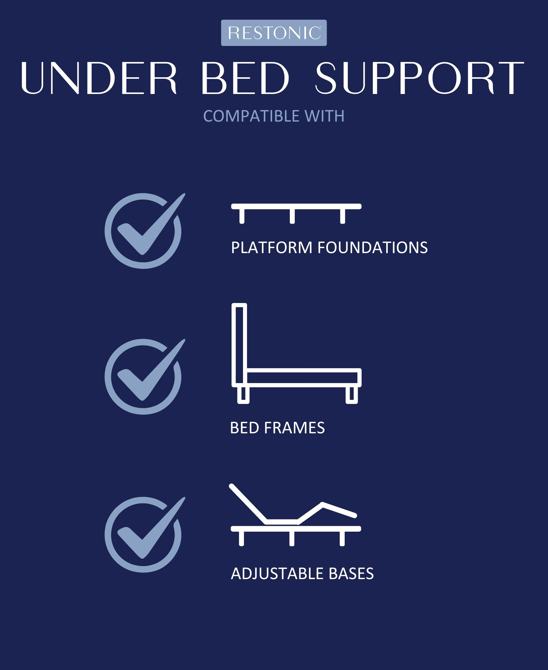 Restonic ComfortCare Hybrid Restful Nights Euro Top Plush Queen Mattress