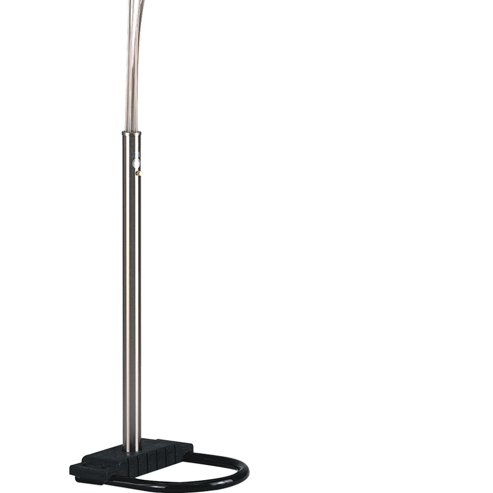 5-Arm Arc Floor Lamp – Adjustable Dome Heads, 3-Way Switch & Tip-Resistant Base | Black, Gold, Nickel & White