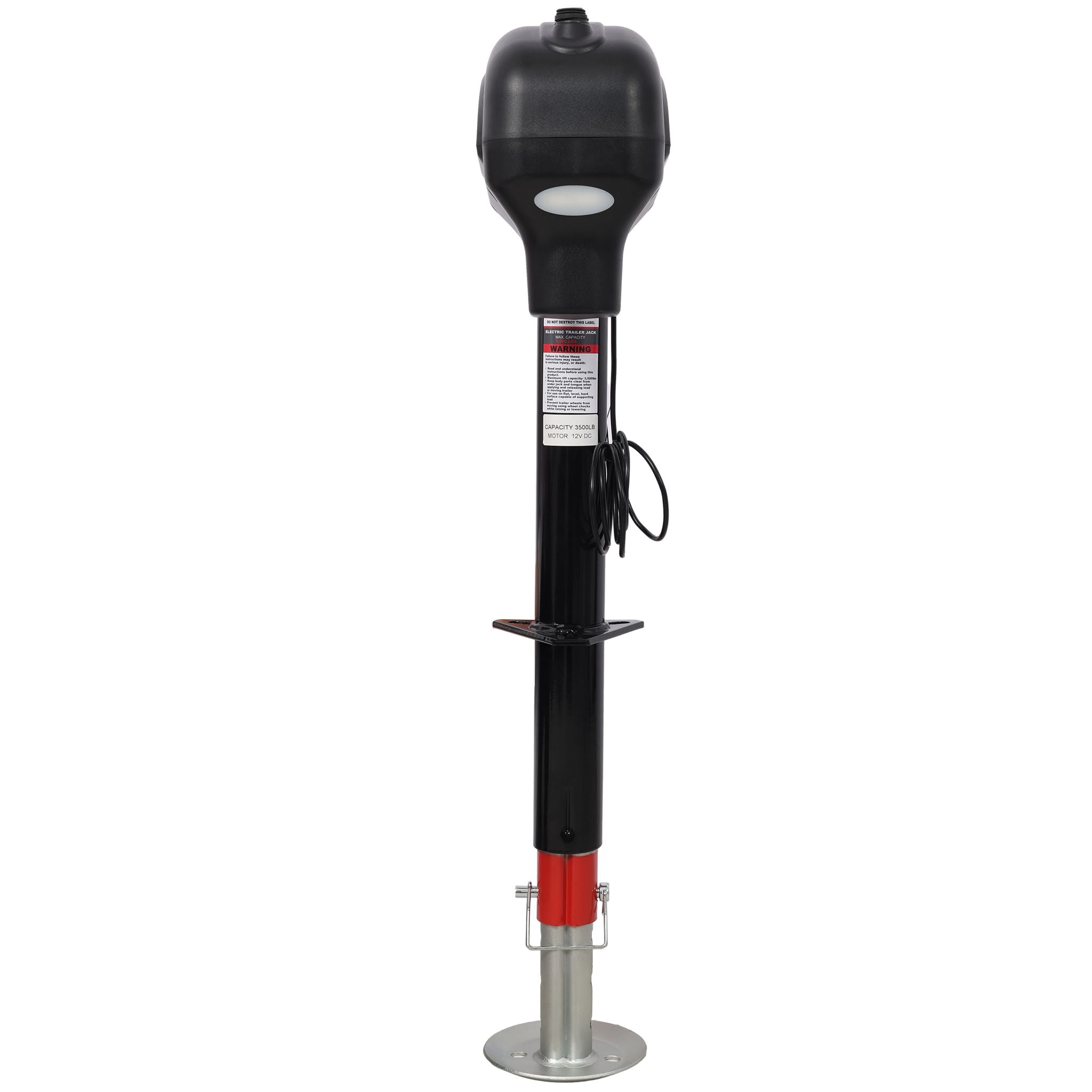 Electric Power Tongue Jack 3500Lbs Capacity with Waterproof Cover