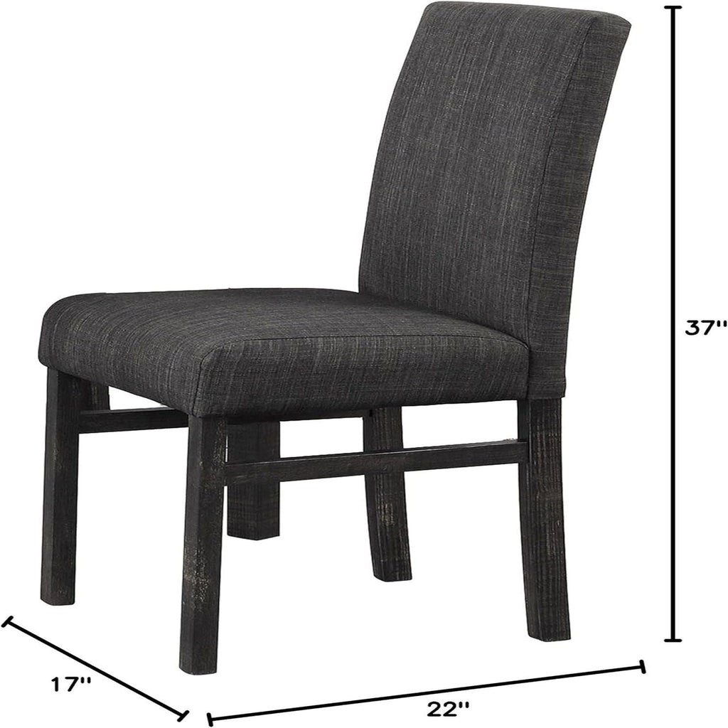 Transitional Upholstered Dining Chair For Kitchen (Set of 2)