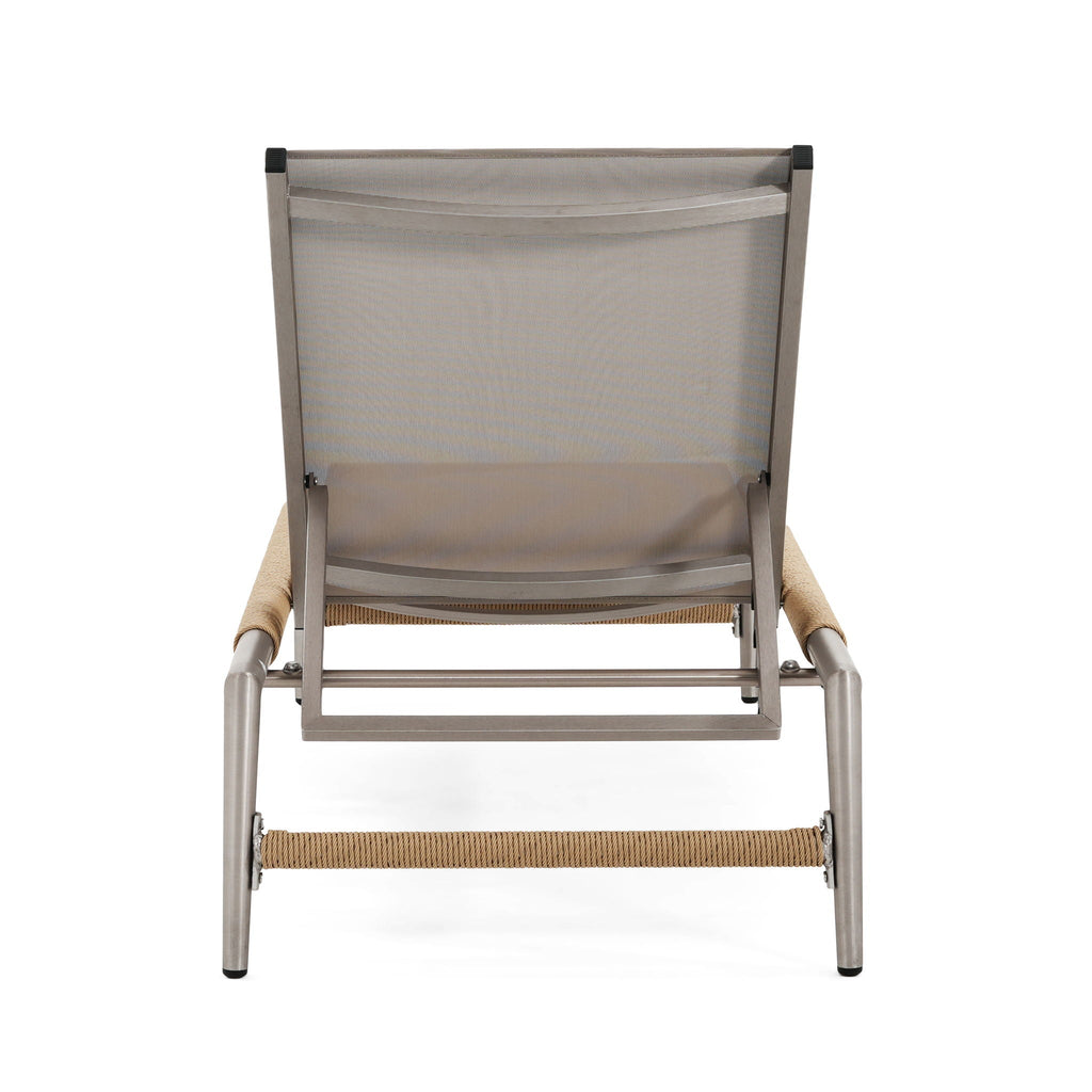 Hargrove Outdoor Patio Aluminum Chaise Lounge Set of 2