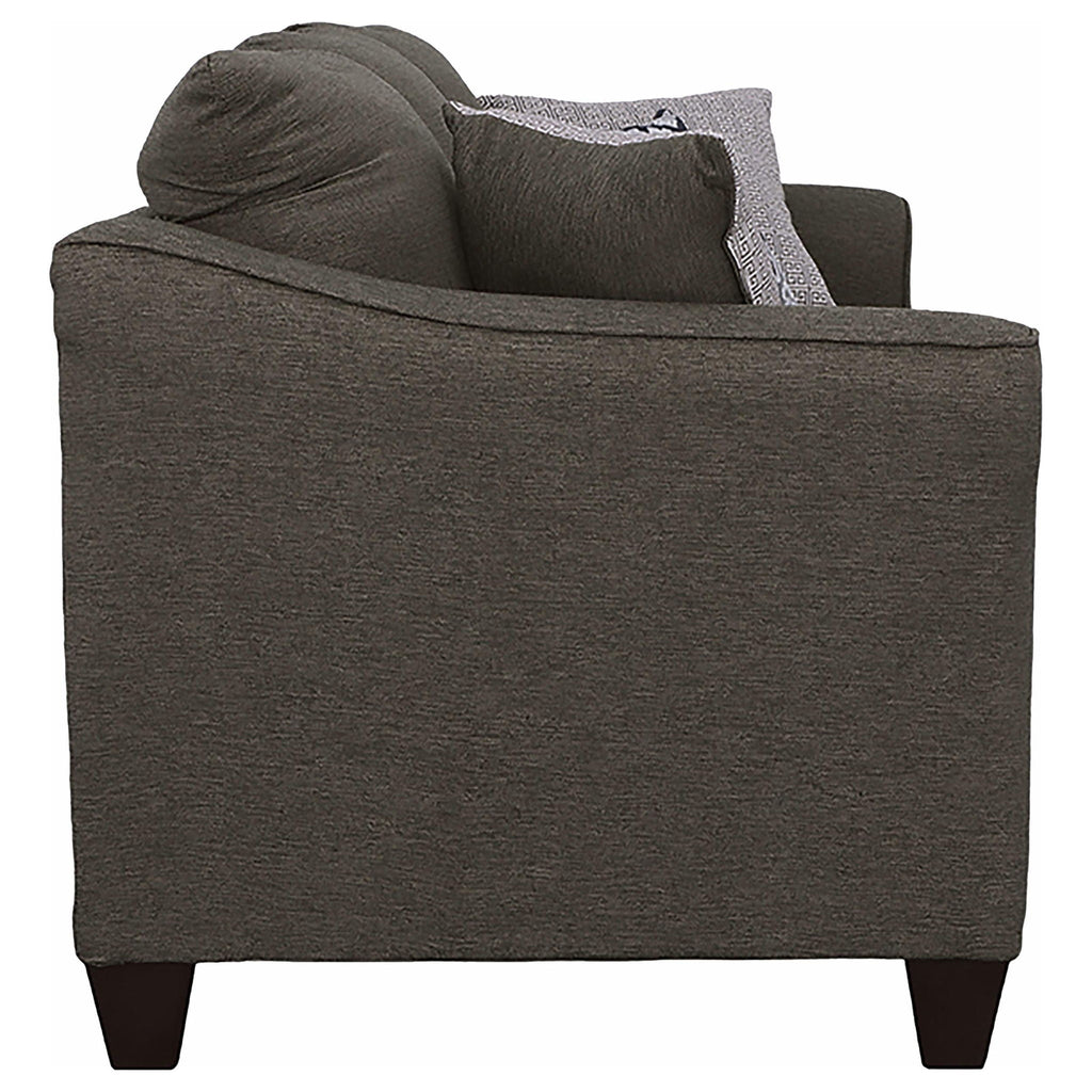 Ralston - Sofa With Accent Pillows - Gray