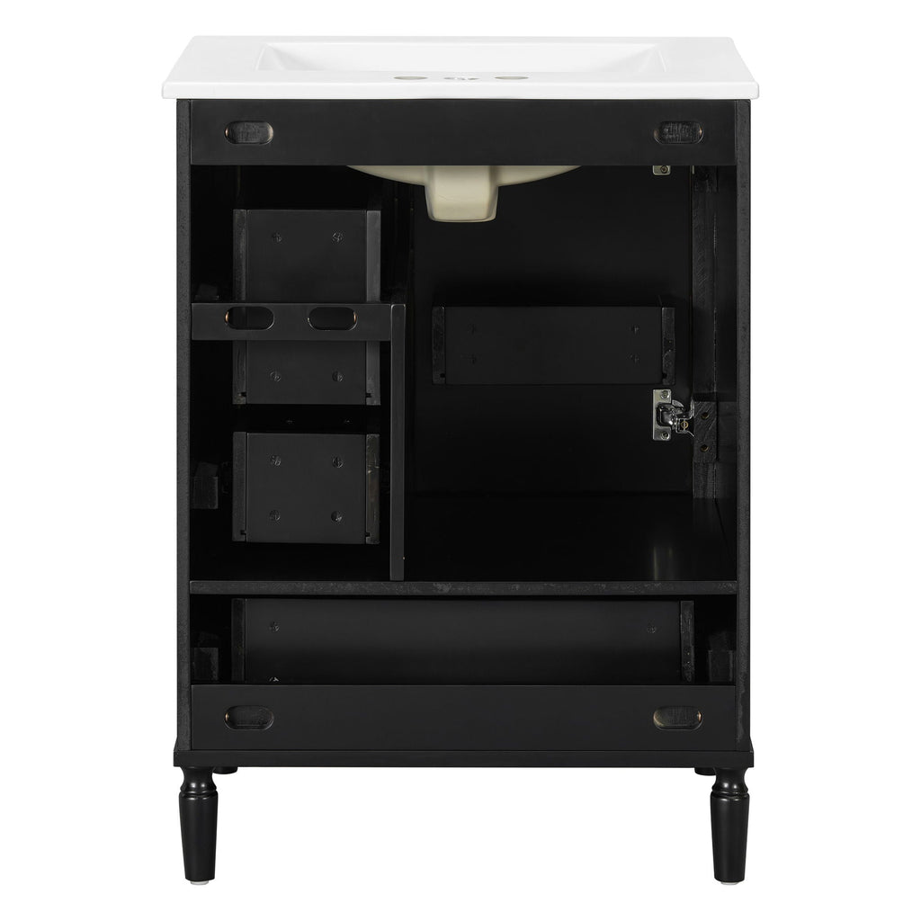 Traditional Bathroom Vanity Set With Soft Close Doors