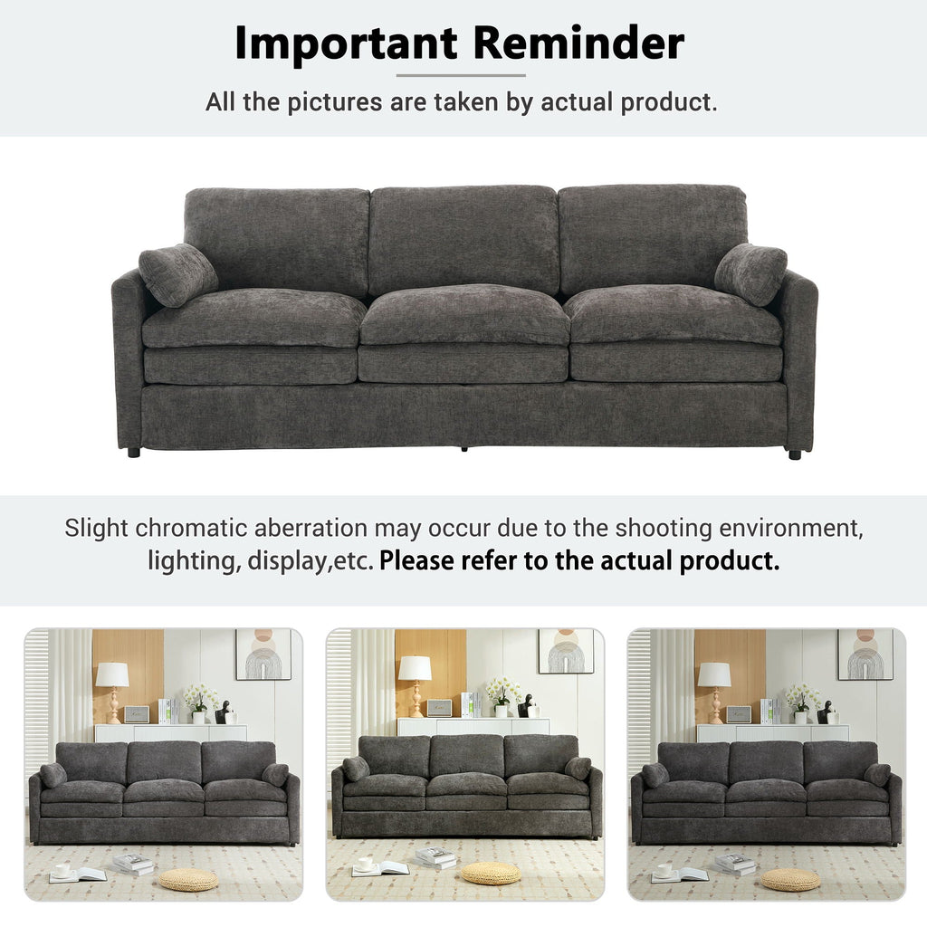 Cozy Upholstered 3 Seater Sofa Cushion For Living Room