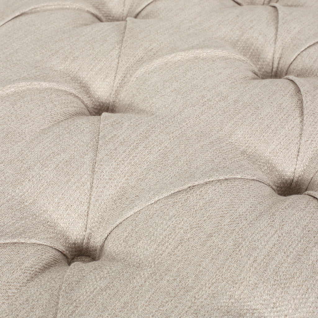 Chaise Lounge With Button Tufted Diamond Stitch