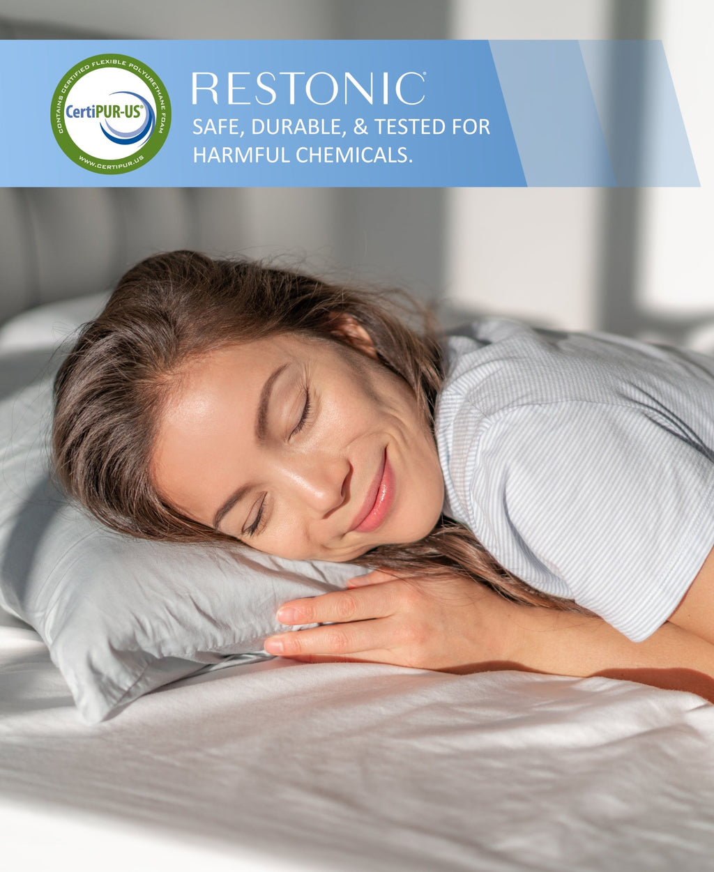 Restonic ComfortCare Hybrid Restful Nights Euro Top Plush Mattress