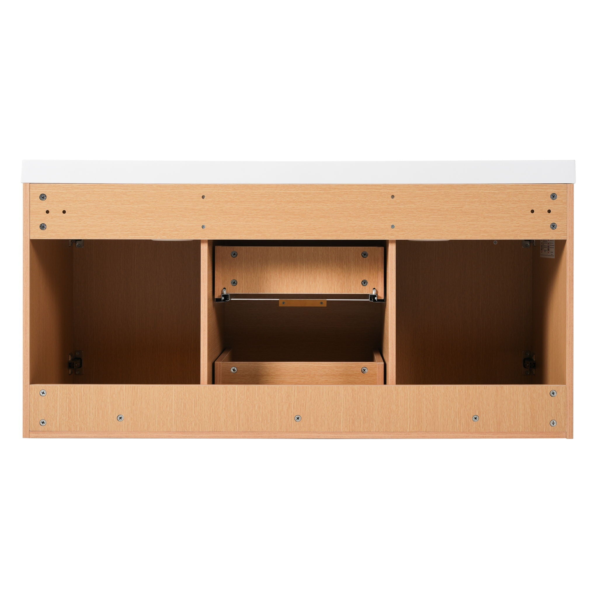 Modern Wall Mounted Bathroom Vanity, Soft Close Doors