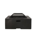 Outdoor Square MGO Wood Burning Fire Pit - Dark Gray