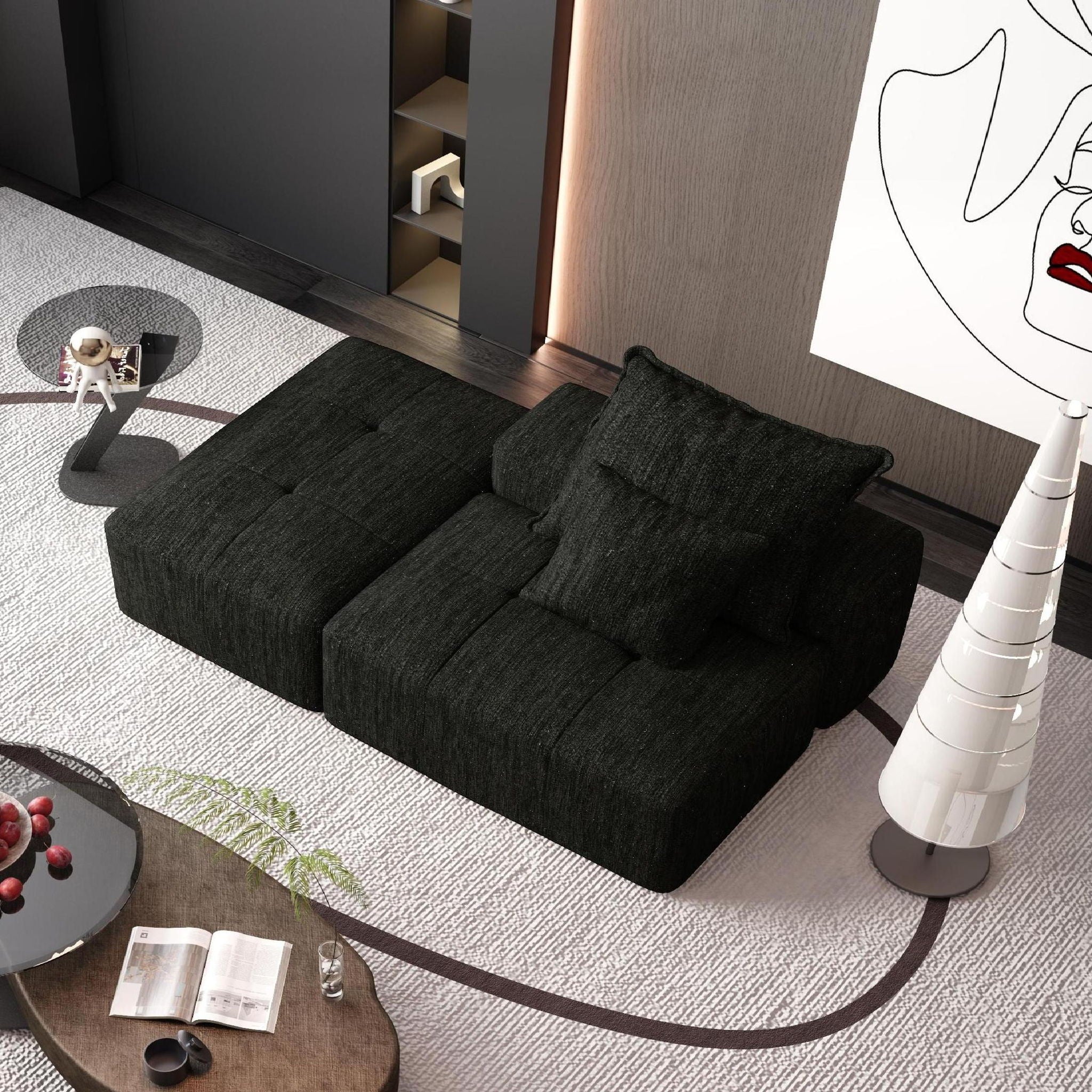 Modern Oversized Modular Sectional Sofa