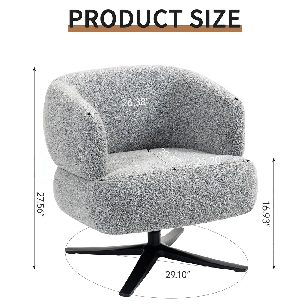 Cuddle Style Leisure Swivel Sofa Chair