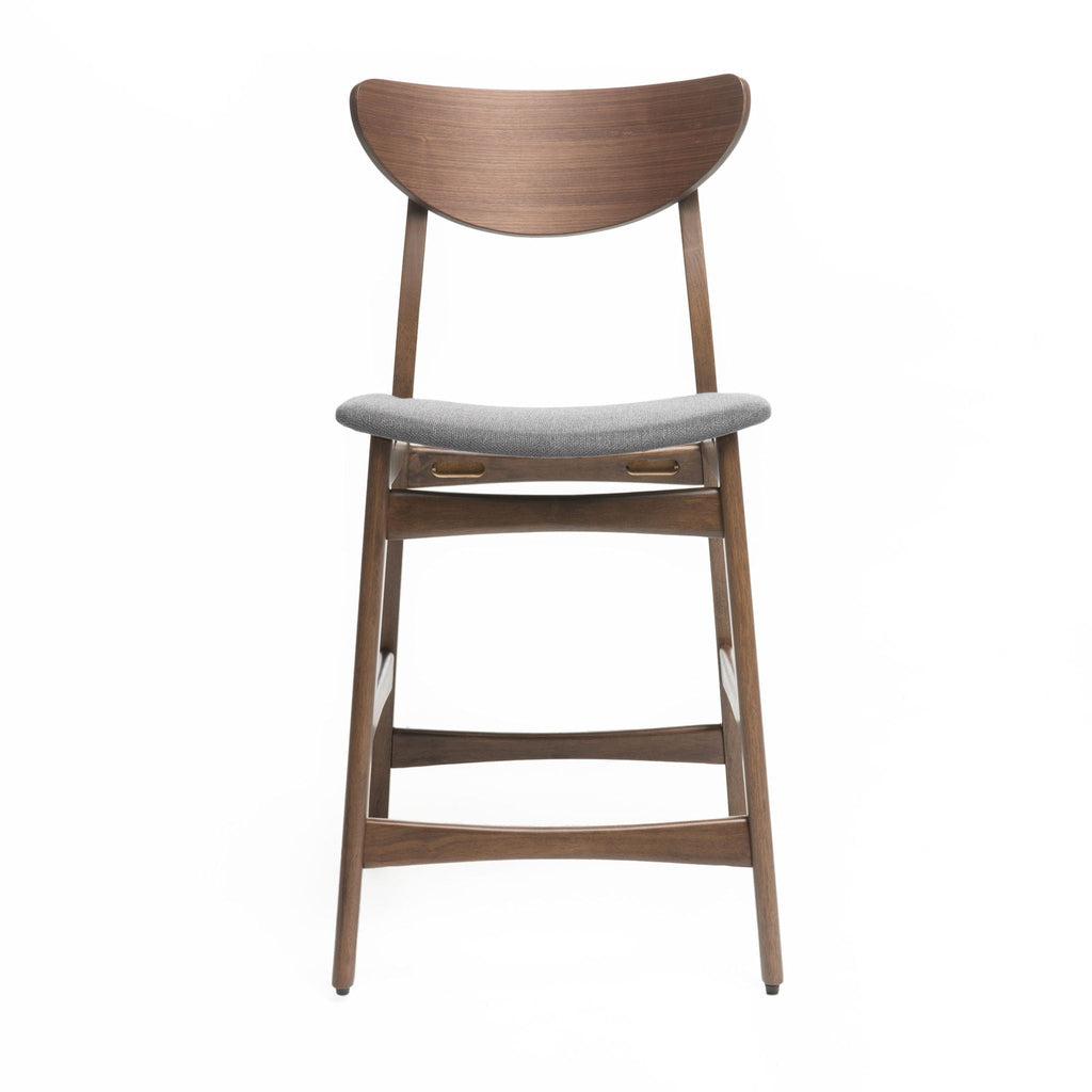 Elegant Counter Height Chair With Cushioned Seat