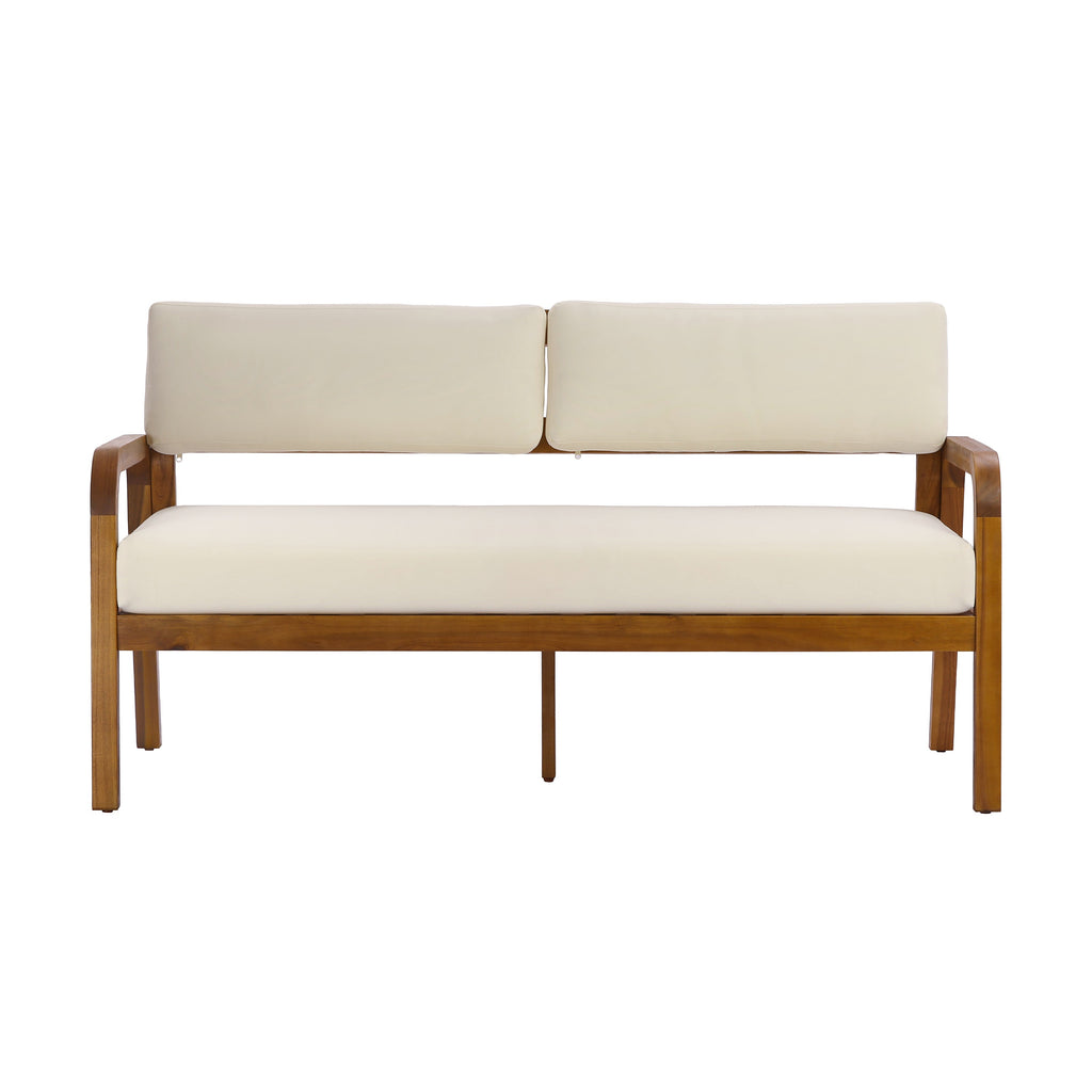 4-Pieces Outdoor Sofa Set with Cushions