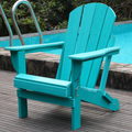 Adirondack Folding Chair with Dual Cup Holders - Lake Blue