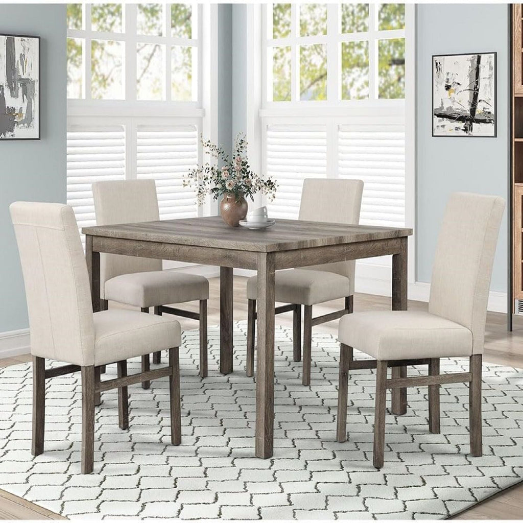 Transitional Upholstered Dining Chair For Kitchen (Set of 2)