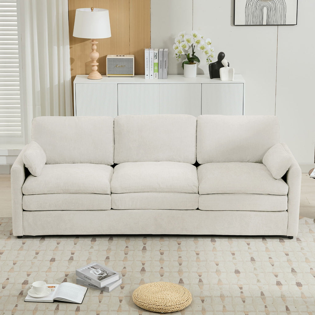 Cozy Upholstered 3 Seater Sofa Cushion For Living Room