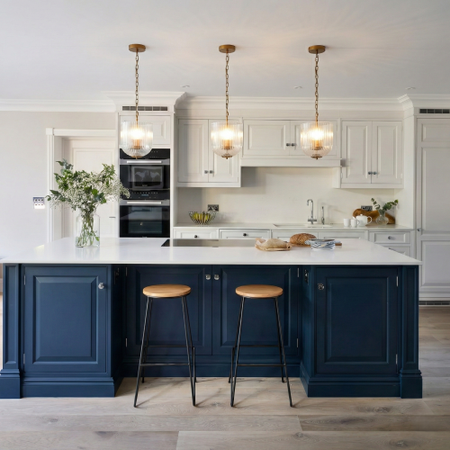 Pendant Lamp – Coarse Gold Metal Frame & Clear Glass Shade | Modern Chic Dining Room & Kitchen Light