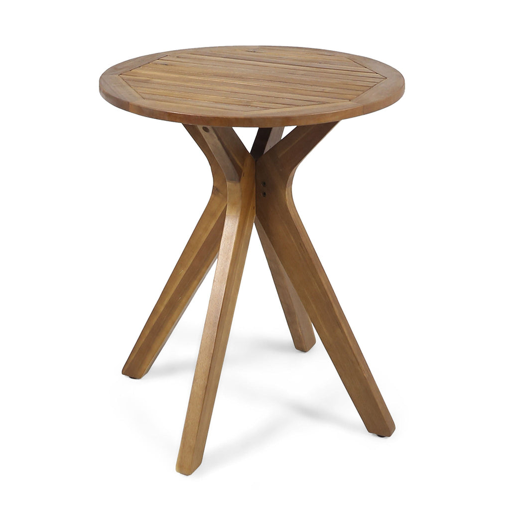 Stamford Outdoor Bistro Table Acacia Wood X-Base Teak