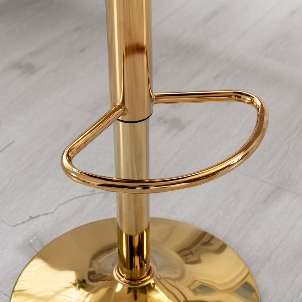 Unique Design Bar Chair, 360 Degree Rotation, Adjustable Height, Suitable For Dining Room And Bar