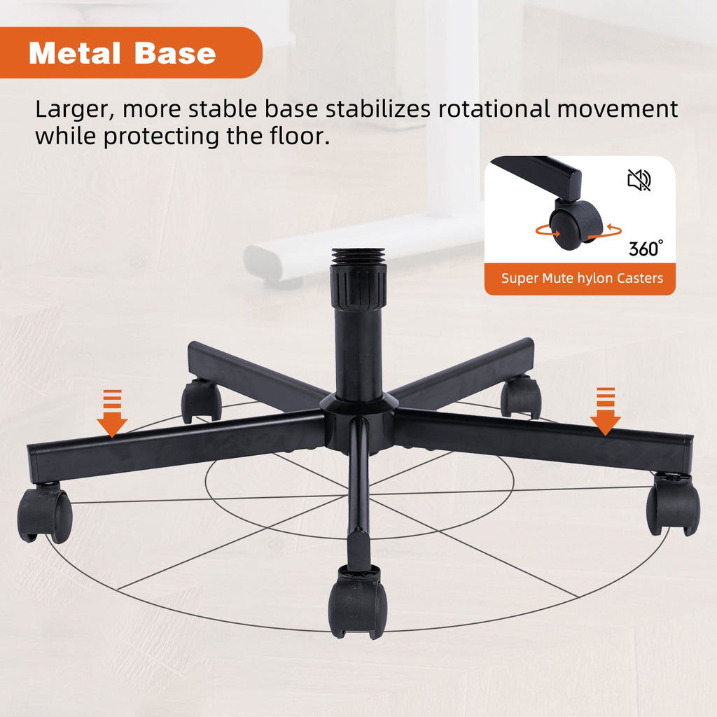 Criss Cross Armrest Office Chair With Wheels