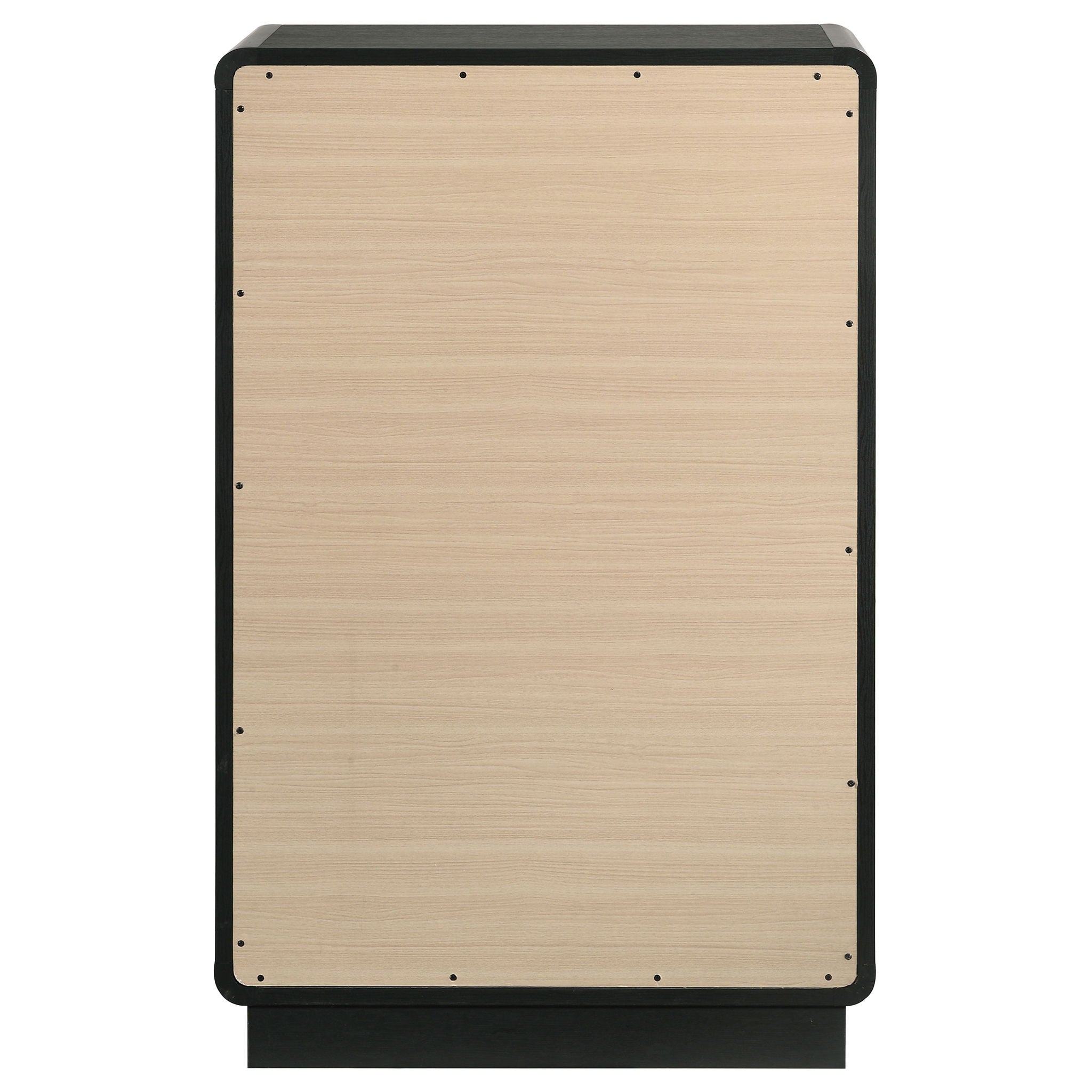 Burton - 5 Drawer Chest Of Drawers - Black
