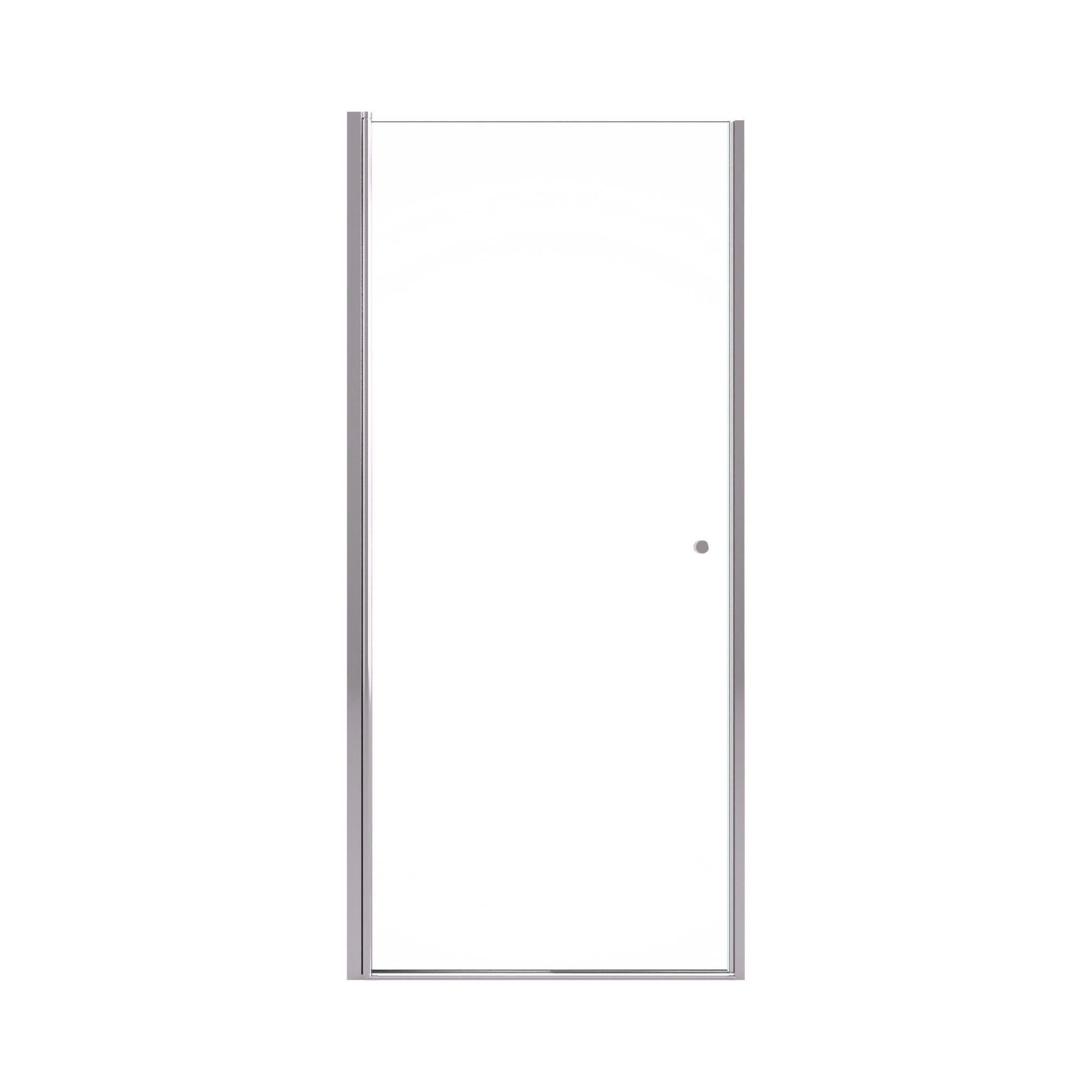 Semi Frameless Circular Pivot Shower Door with 1/4" Tempered Glass