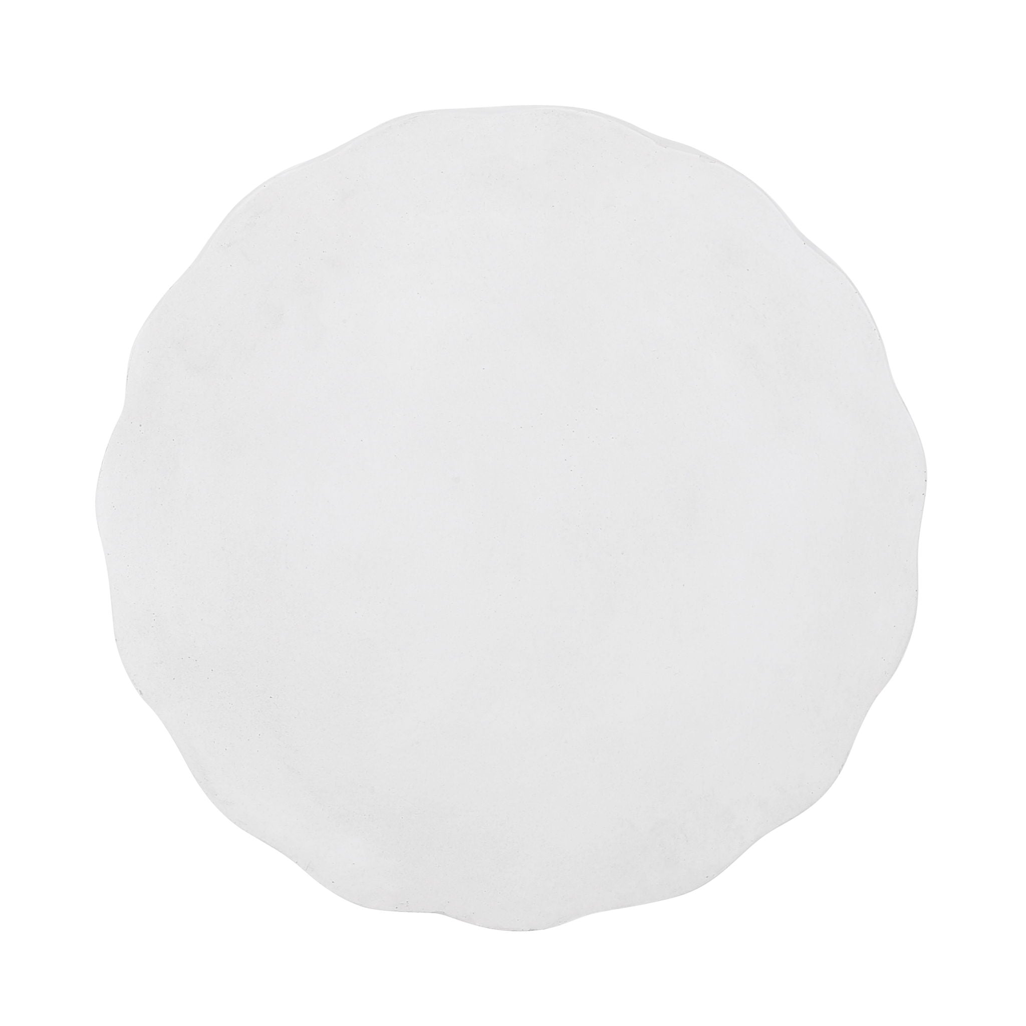 Outdoor Lightweight Concrete Side Table - Antique White