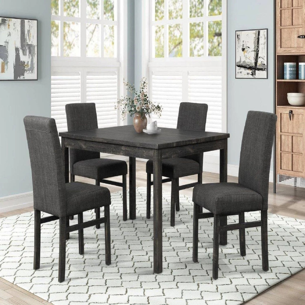 Transitional Upholstered Dining Chair For Kitchen (Set of 2)
