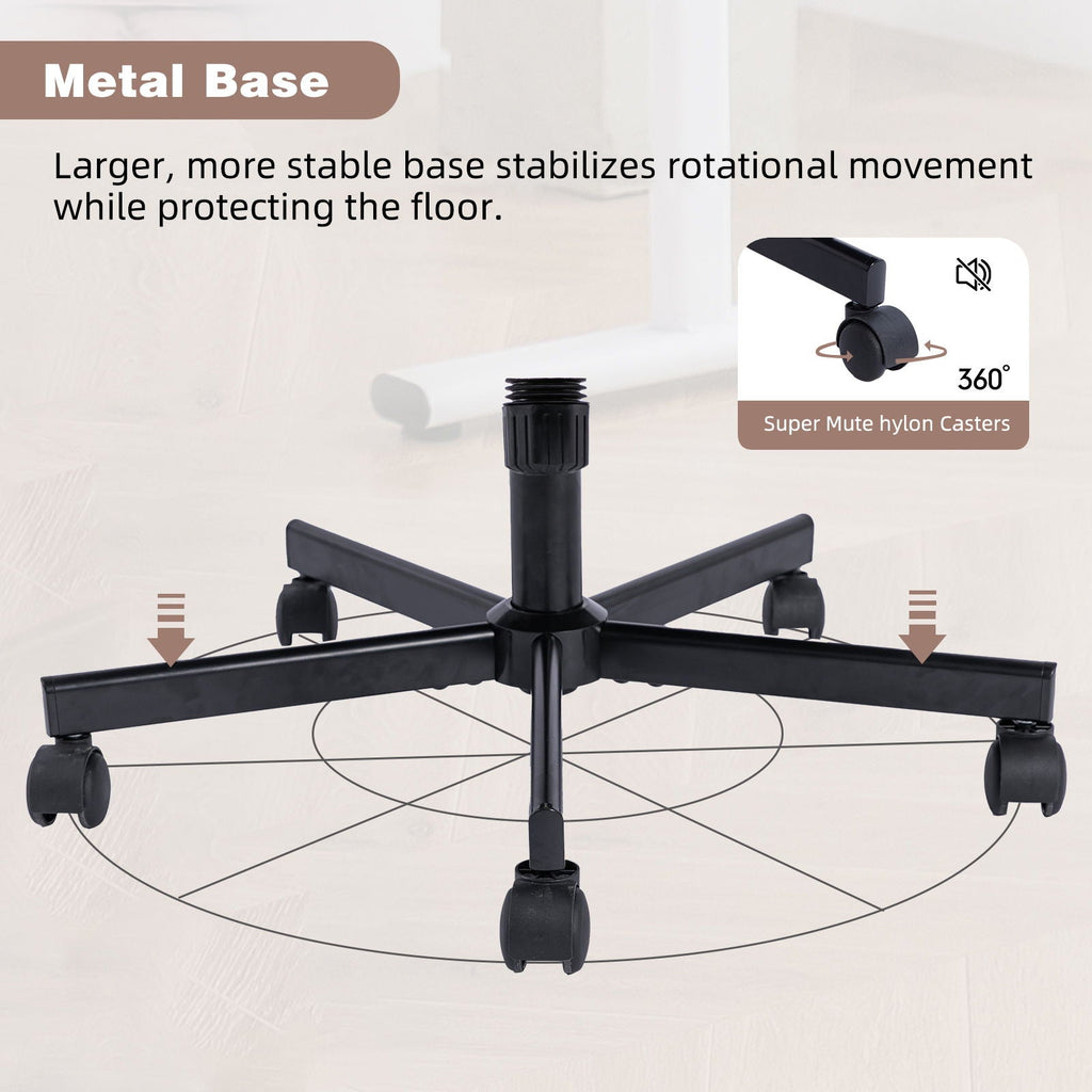 Criss Cross Armrest Office Chair With Wheels