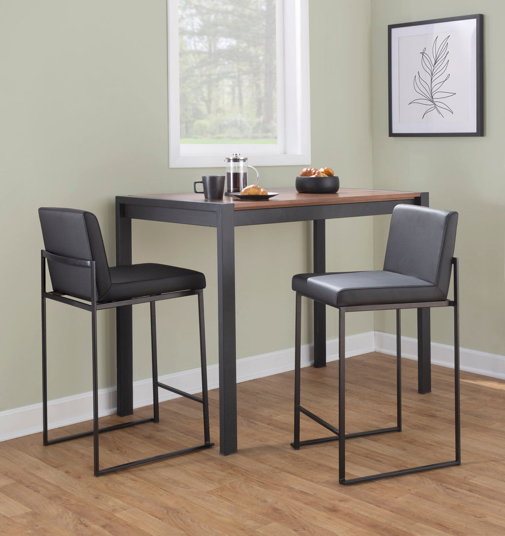Fuji - Contemporary High Back Barstool Elegant Design