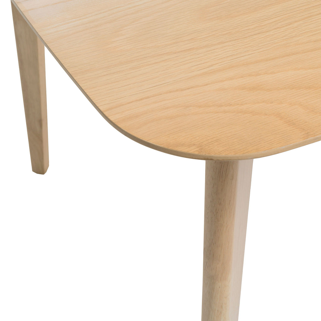 Retro Dining Table With Faux Wood Top
