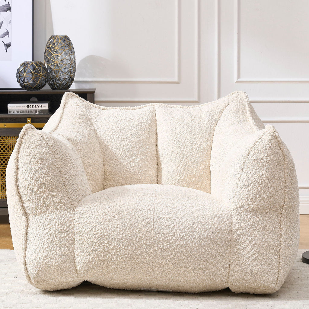 Comfortable Chenille Sofa Chairs With Highly Resilient Foam
