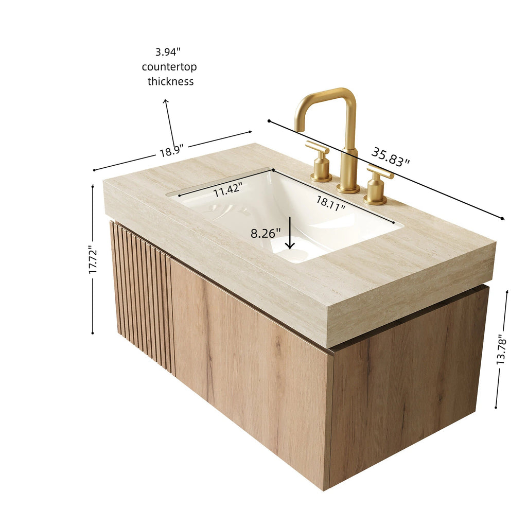 MURI 36" Bathroom Vanity & Sink