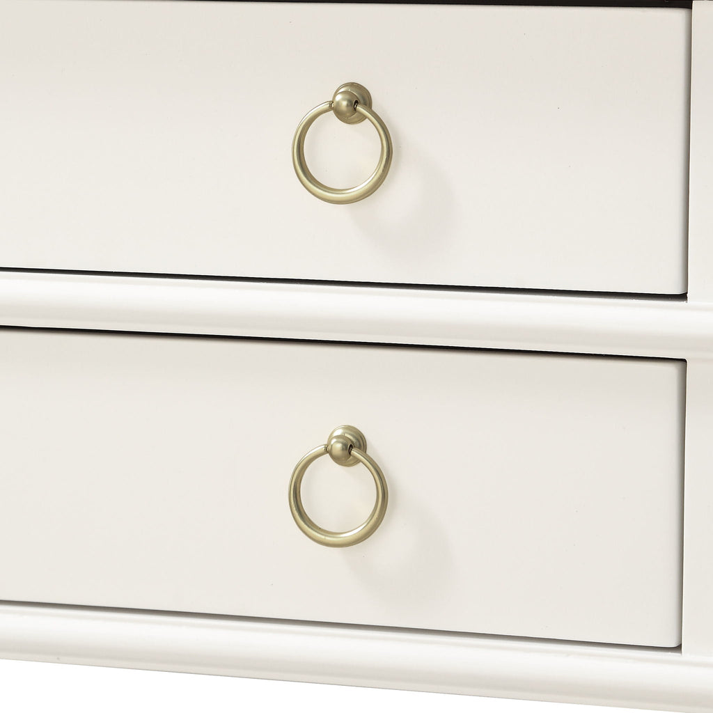 Carmona - 2 Drawer Tray Top Nightstand Pulls