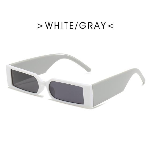 90’s Fashion Narrow Rectangular Vintage Style Sunglasses For Women & Men New Retro Style Sun Glasses For Women New Eyeglasses In Different Shades Eyewear
