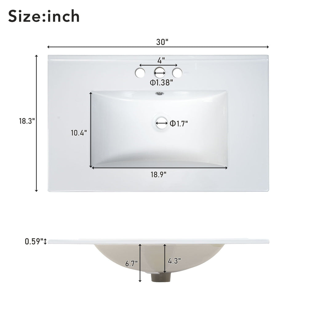 Traditional Bathroom Vanity Set With Soft Close Doors