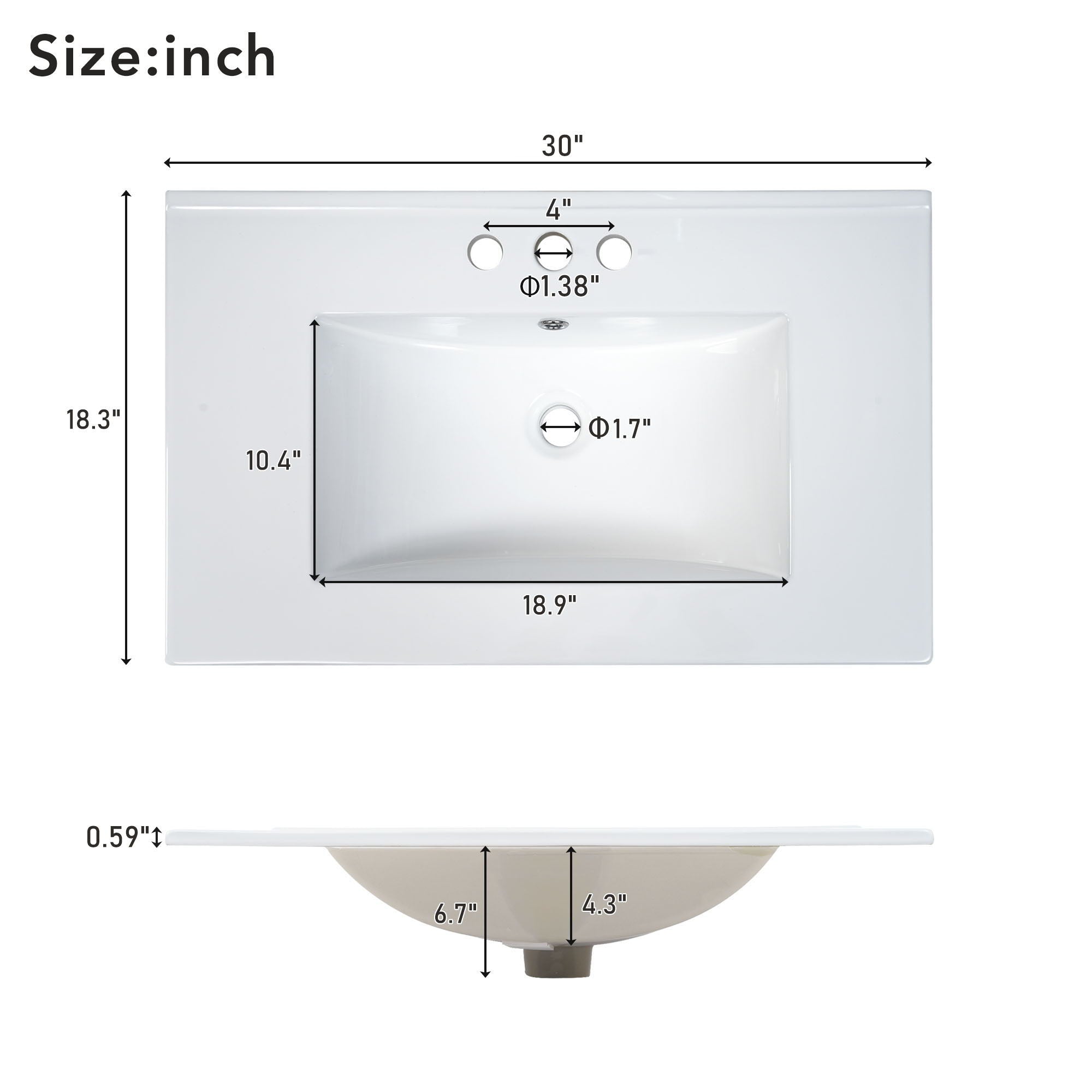 Traditional Bathroom Vanity Set With Soft Close Doors