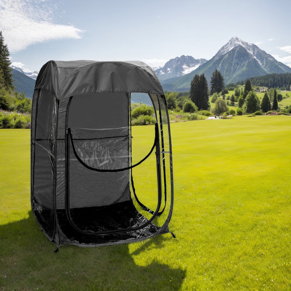 Pop-Up Sports Shelter Tent | Windproof & Waterproof Portable Canopy for Fishing, Camping & Outdoor Events