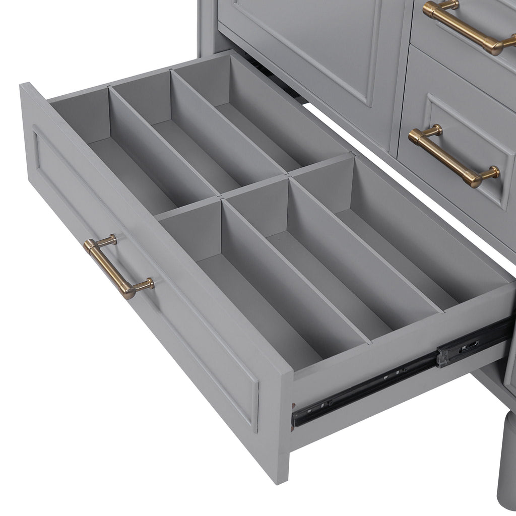 Traditional Bathroom Vanity Set With Soft Close Doors