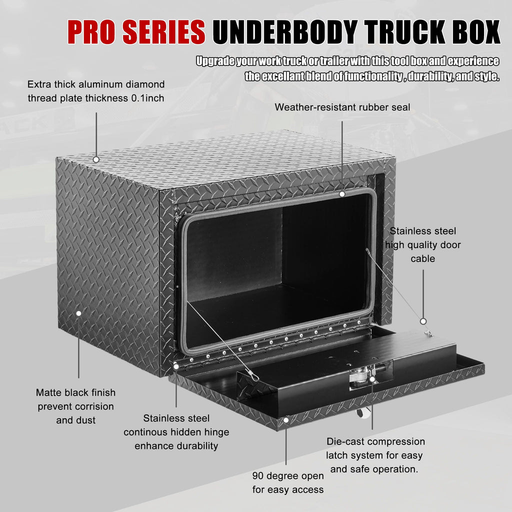 Pro Series Underbody Truck Tool Box Waterproof Storage Chest
