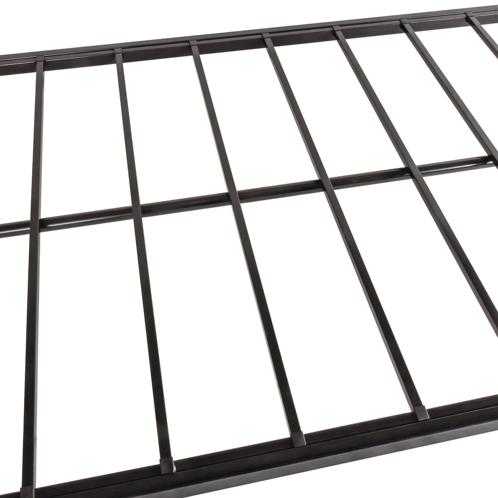Space Saving Bunk Bed With Metal Frame And Ladder