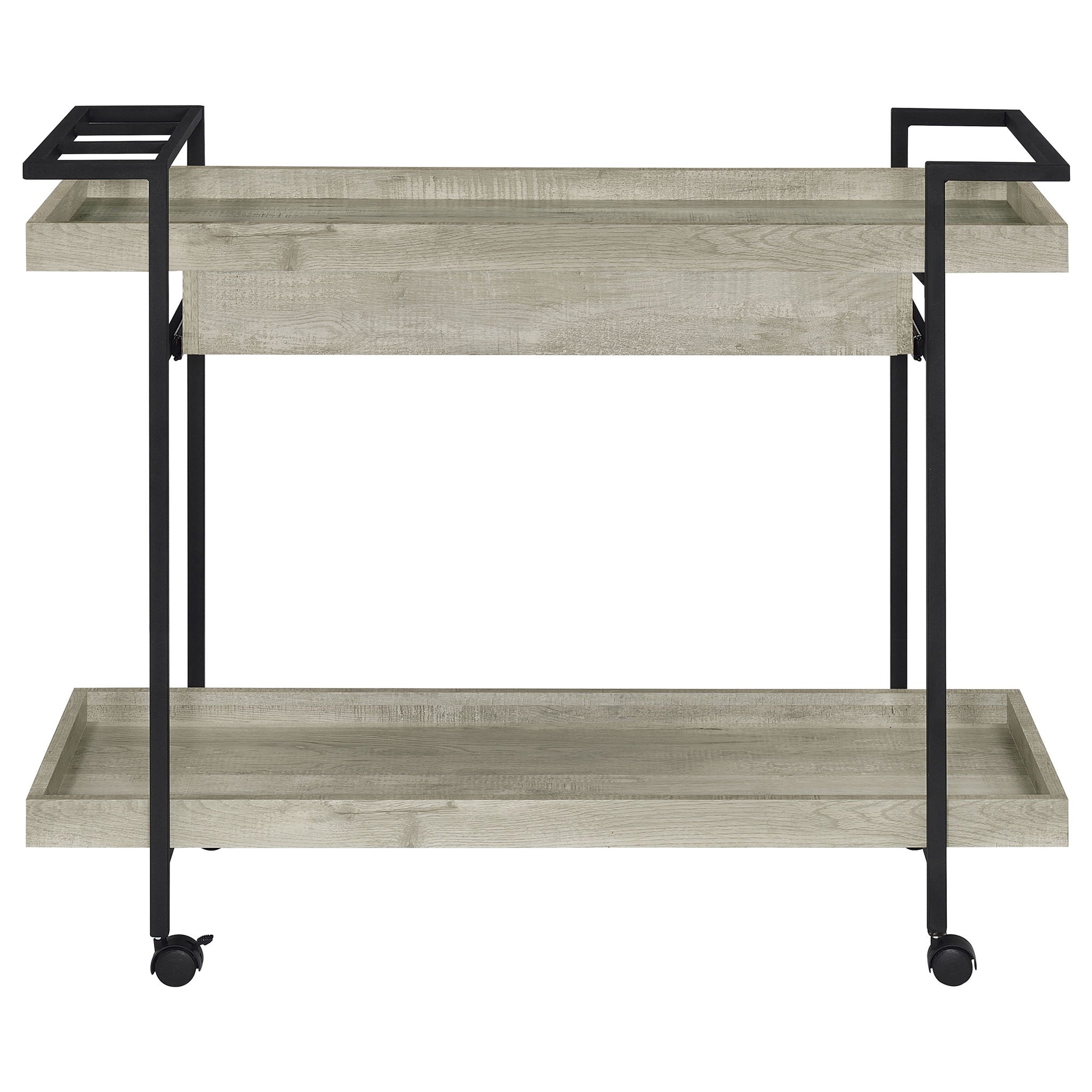 Begonia - 1 Drawer Cart - Driftwood