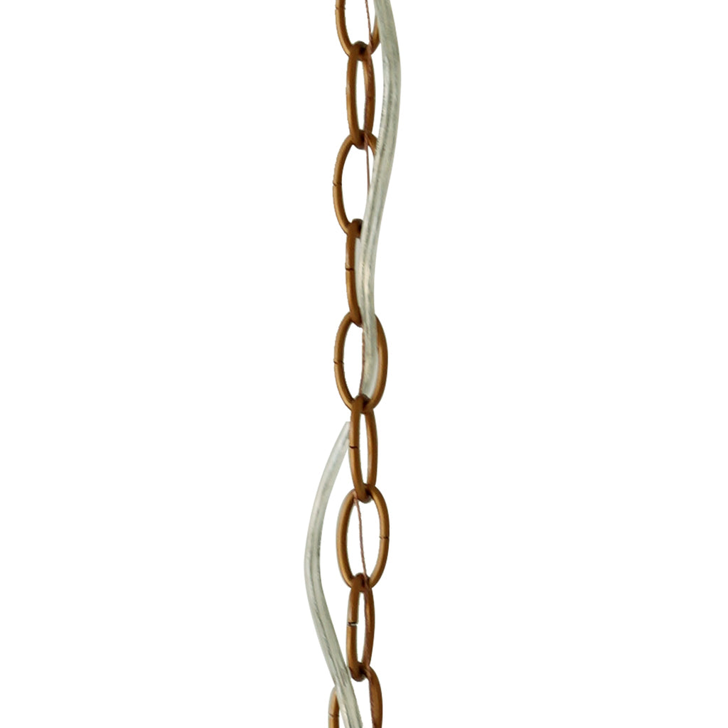 Pendant Lamp – Coarse Gold Metal Frame & Clear Glass Shade | Modern Chic Dining Room & Kitchen Light