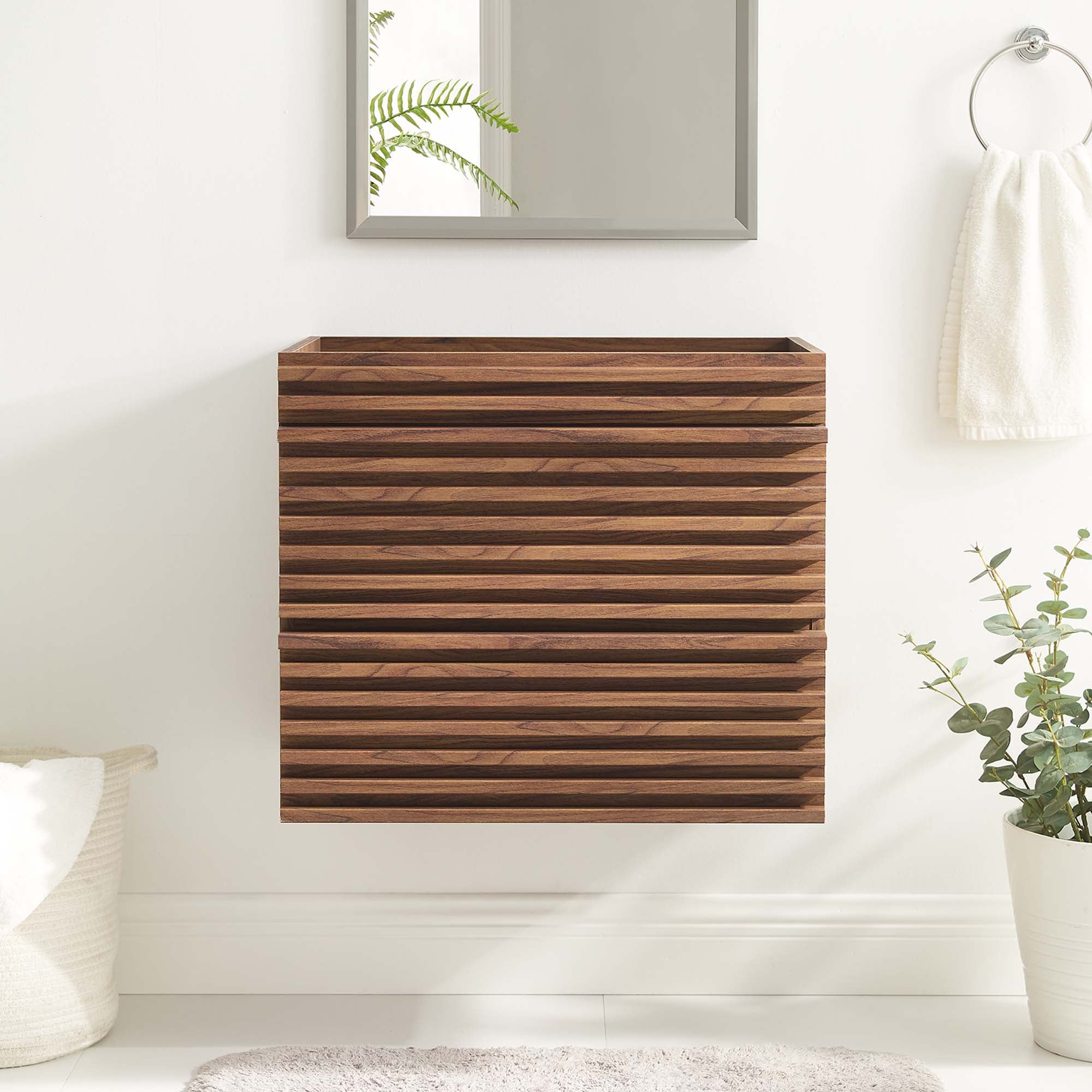 Render 24" Wall-Mount Bathroom Vanity Cabinet by Modway